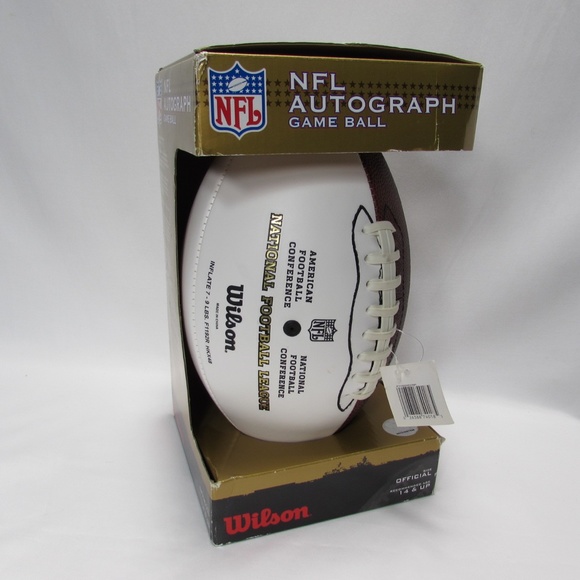 2007 Baltimore Ravens Autographed Football Wilson The Duke Official Size - Picture 4 of 5